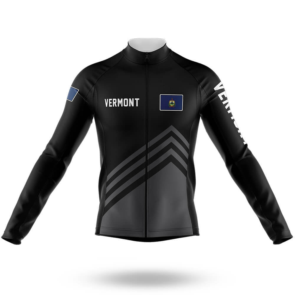 Vermont S4 Black - Men's Cycling Kit-Long Sleeve Jersey-Global Cycling Gear