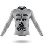 Growing Beards - Men's Cycling Kit-Long Sleeve Jersey-Global Cycling Gear