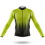 Lime Green - Men's Cycling Kit-Long Sleeve Jersey-Global Cycling Gear