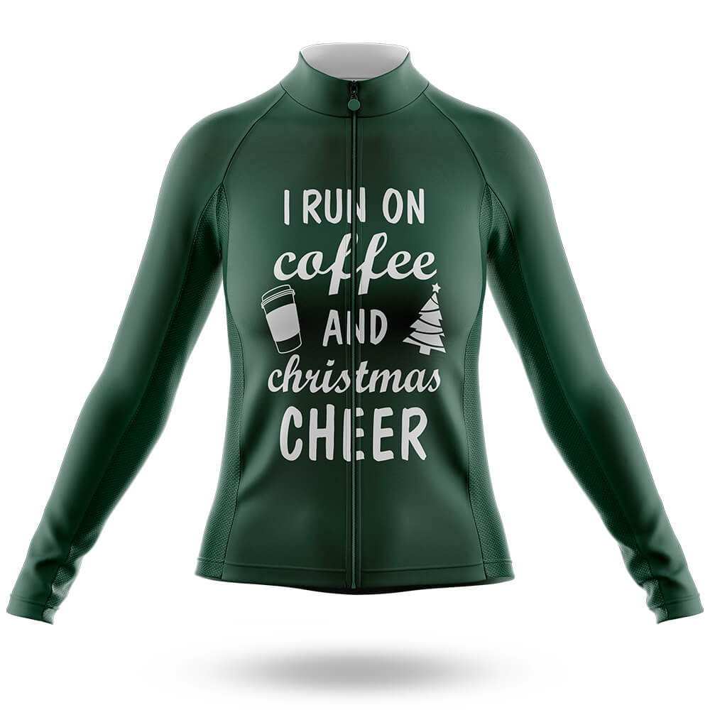 Coffee and Christmas - Women - Cycling Kit-Long Sleeve Jersey-Global Cycling Gear