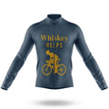 Whiskey Helps - Men's Cycling Kit-Long Sleeve Jersey-Global Cycling Gear