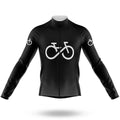 Bike Forever - Black - Men's Cycling Kit-Long Sleeve Jersey-Global Cycling Gear