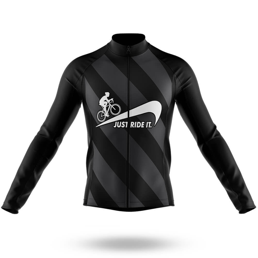 Just Ride It - Men's Cycling Kit-Long Sleeve Jersey-Global Cycling Gear