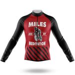 Meditation V3 - Men's Cycling Kit-Long Sleeve Jersey-Global Cycling Gear