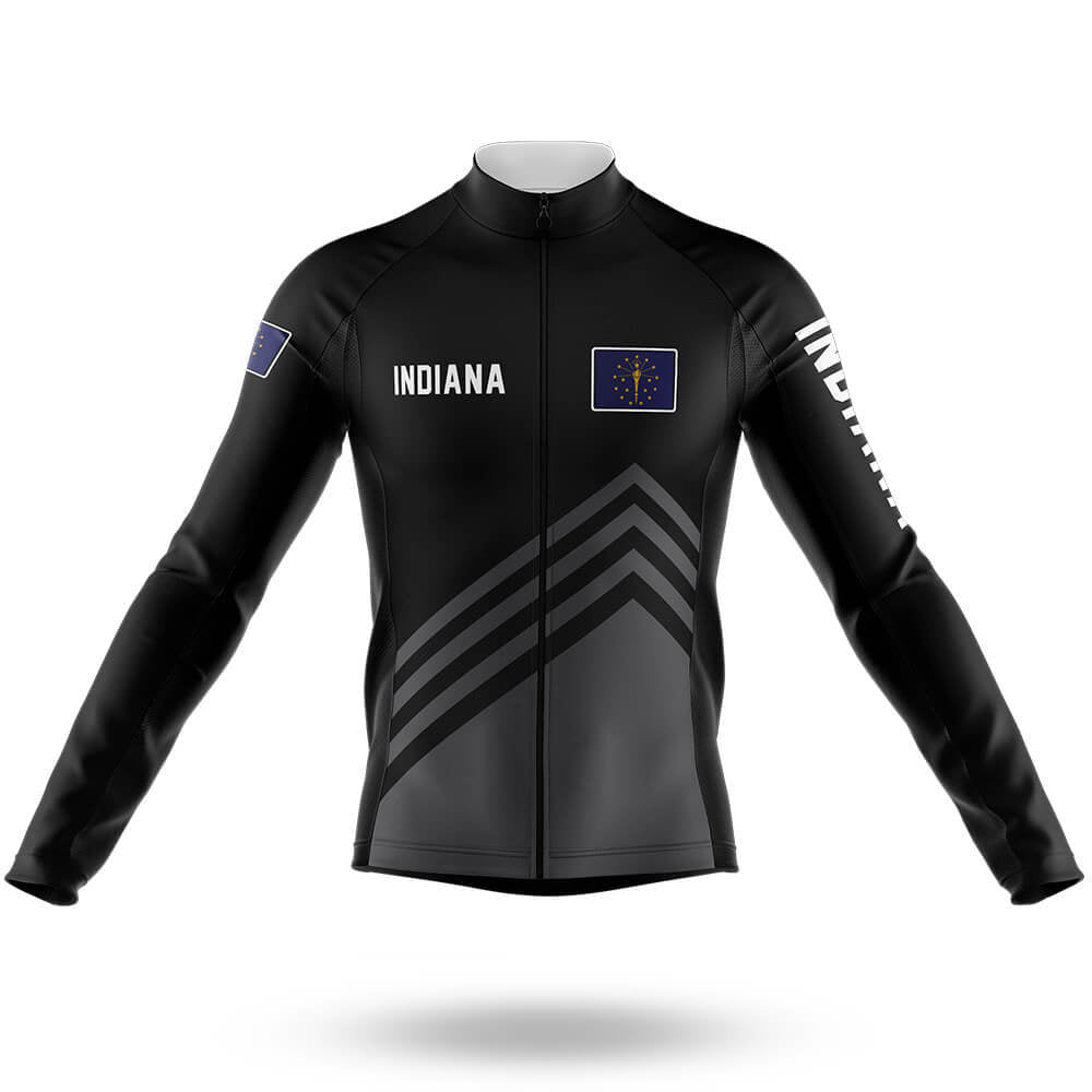Indiana S4 Black - Men's Cycling Kit-Long Sleeve Jersey-Global Cycling Gear