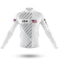 USA S17 - Men's Cycling Kit-Long Sleeve Jersey-Global Cycling Gear