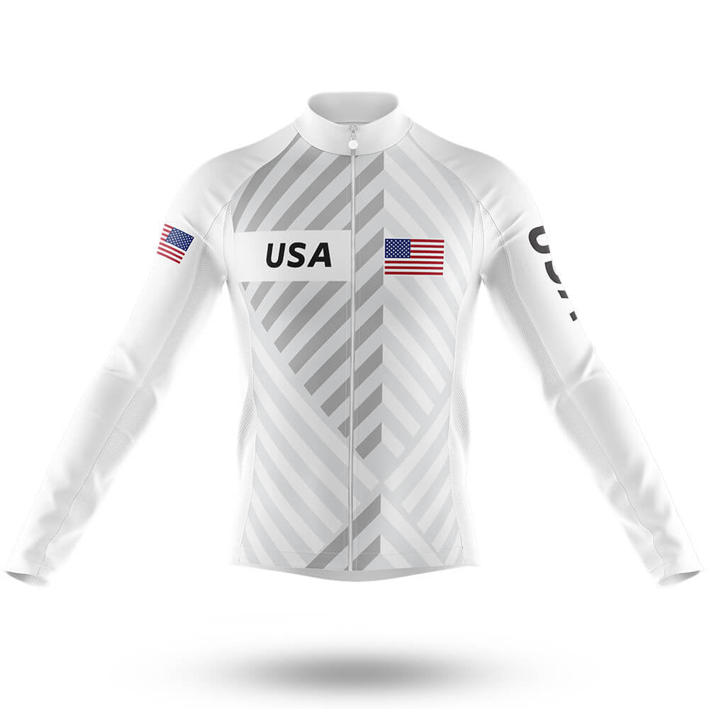 USA S17 - Men's Cycling Kit-Long Sleeve Jersey-Global Cycling Gear