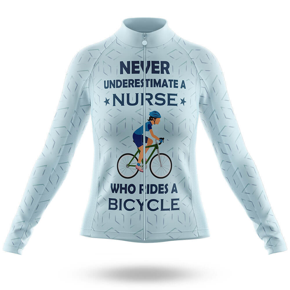 Cycling Nurse V3 - Women's Cycling Kit-Long Sleeve Jersey-Global Cycling Gear