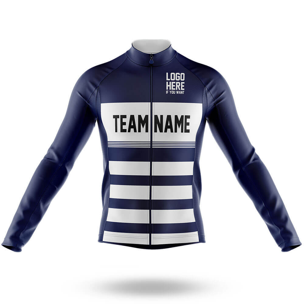 Custom Team Name S13 - Men's Cycling Kit-Long Sleeve Jersey-Global Cycling Gear