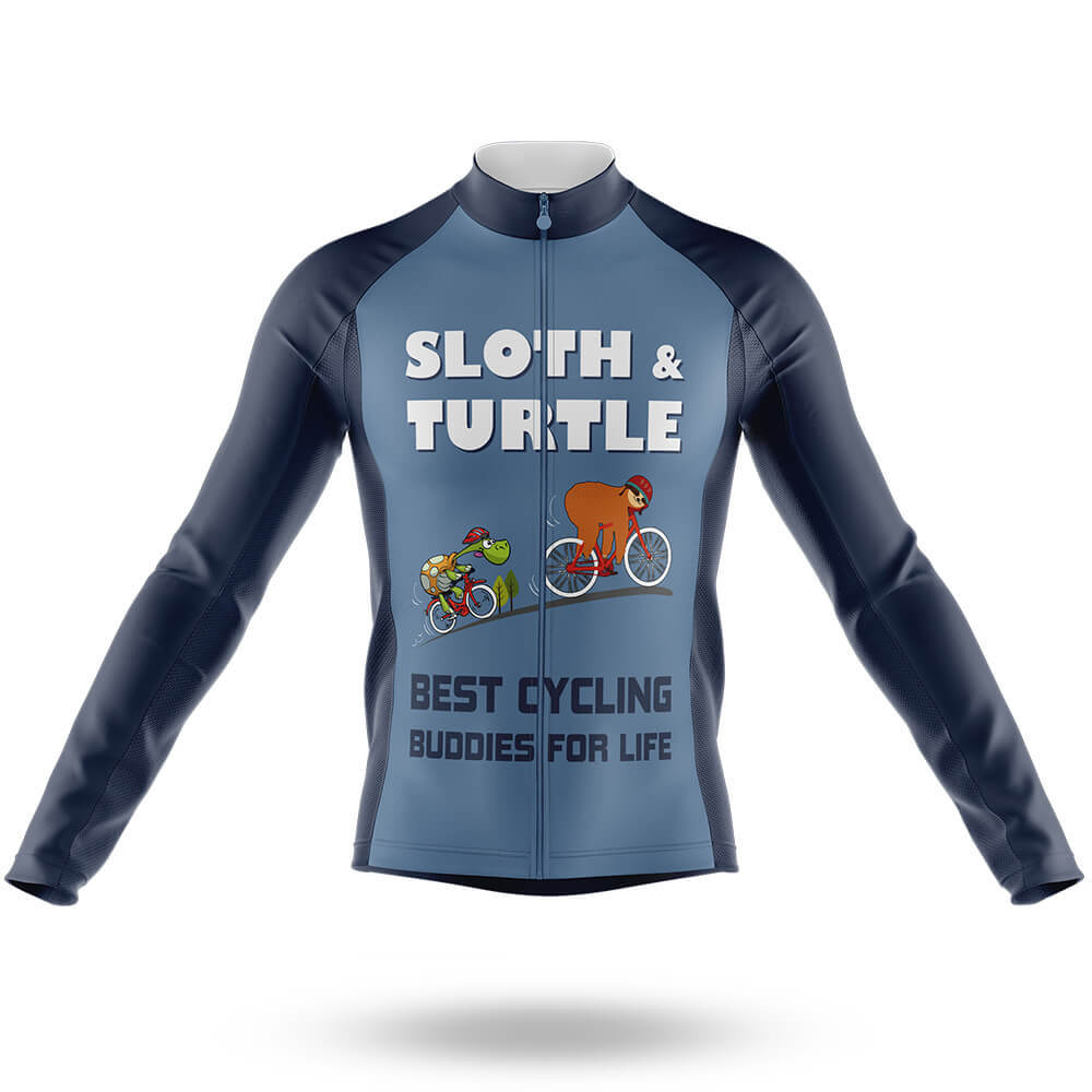 Sloth And Turtle V3 - Men's Cycling Kit-Long Sleeve Jersey-Global Cycling Gear