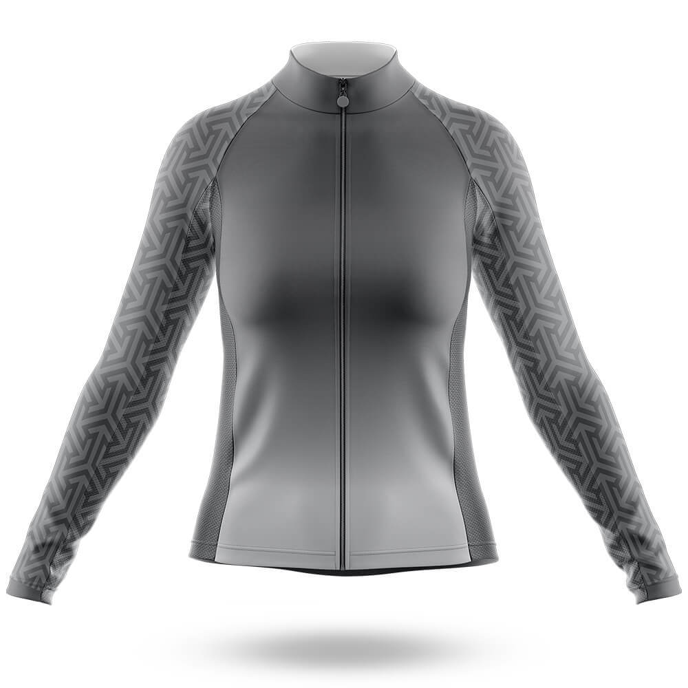 Grey - Women - Cycling Kit-Long Sleeve Jersey-Global Cycling Gear