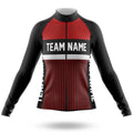 Custom Team Name M6 Red - Women's Cycling Kit-Long Sleeve Jersey-Global Cycling Gear