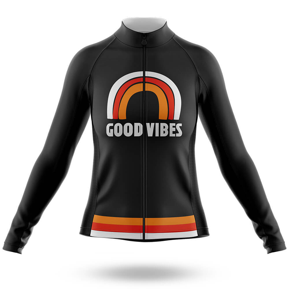 Good Vibes - Women - Cycling Kit-Long Sleeve Jersey-Global Cycling Gear