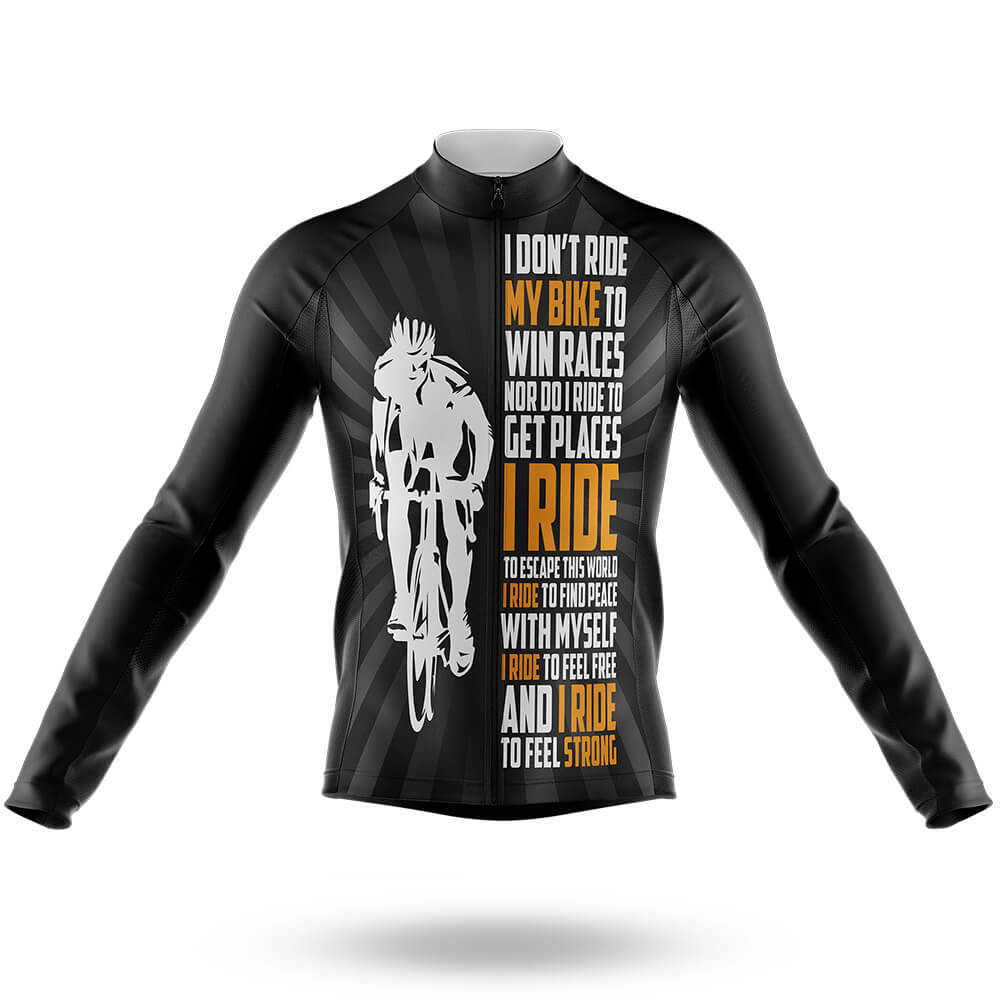Ride My Bike V2 - Men's Cycling Kit-Long Sleeve Jersey-Global Cycling Gear
