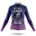 Lady V2 - Women's Cycling Kit-Long Sleeve Jersey-Global Cycling Gear