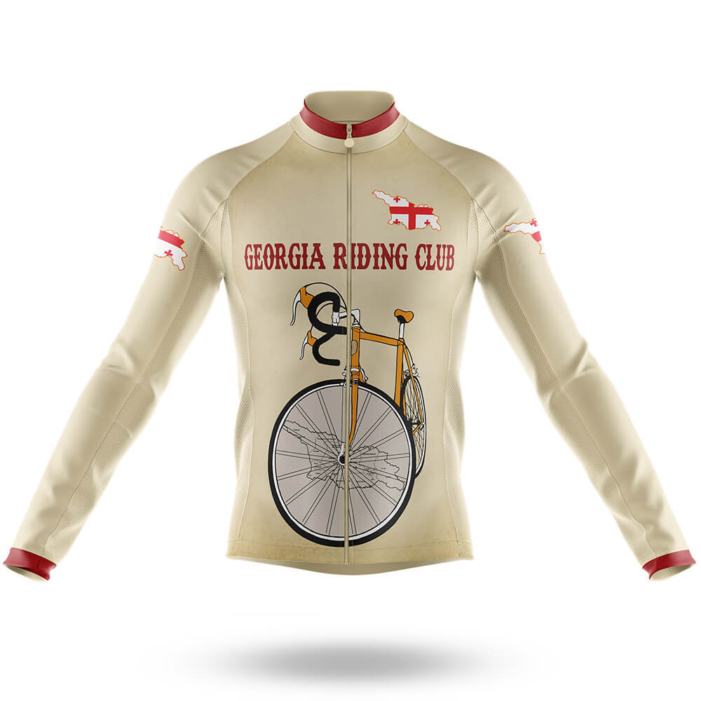 Georgia Riding Club - Men's Cycling Kit-Long Sleeve Jersey-Global Cycling Gear