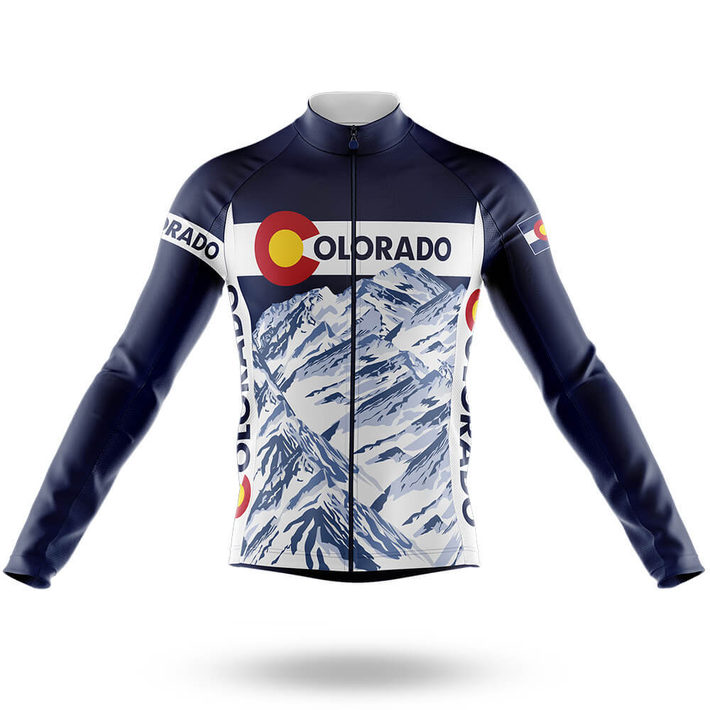 Love Colorado - Men's Cycling Kit-Long Sleeve Jersey-Global Cycling Gear