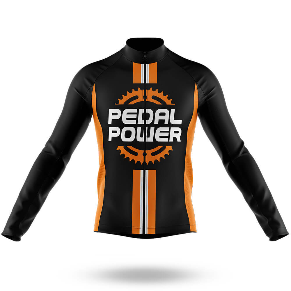 Pedal Power V4 - Men's Cycling Kit-Long Sleeve Jersey-Global Cycling Gear