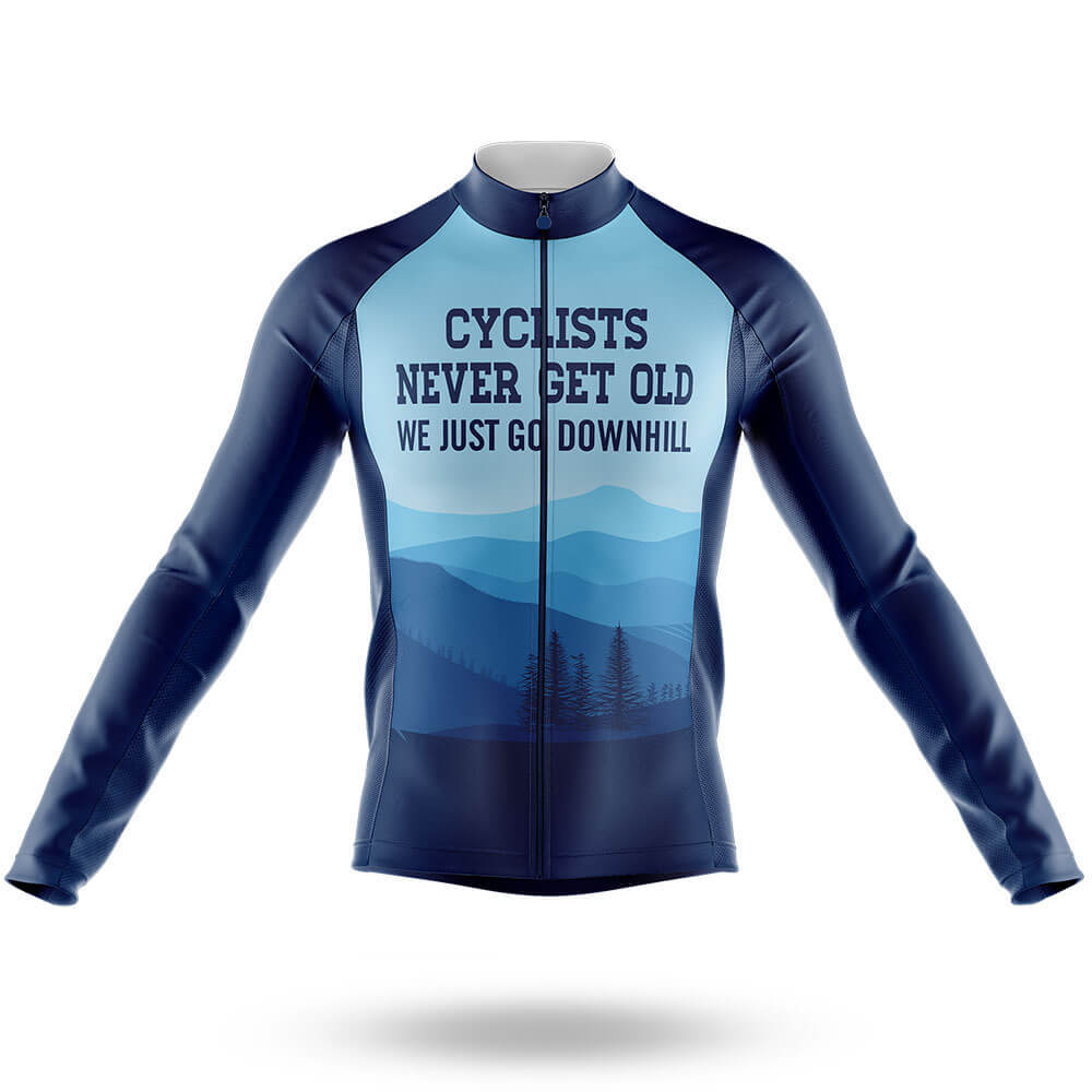 Never Get Old V4 - Men's Cycling Kit-Long Sleeve Jersey-Global Cycling Gear