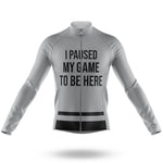 I Paused My Game - Men's Cycling Kit-Long Sleeve Jersey-Global Cycling Gear