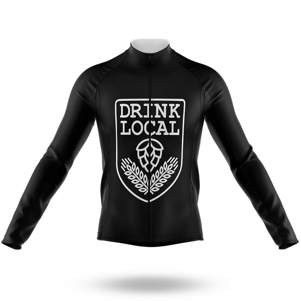 Drink Local - Men's Cycling Kit-Long Sleeve Jersey-Global Cycling Gear