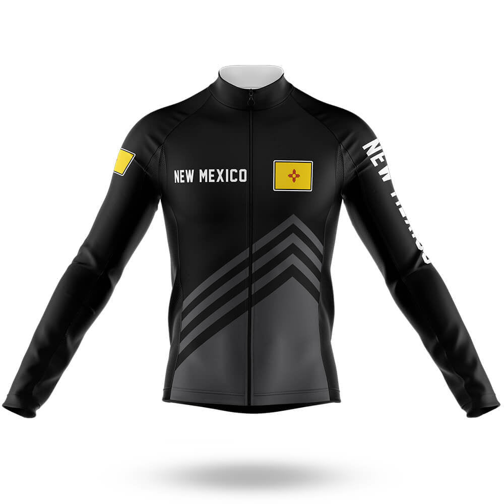 New Mexico S4 Black - Men's Cycling Kit-Long Sleeve Jersey-Global Cycling Gear