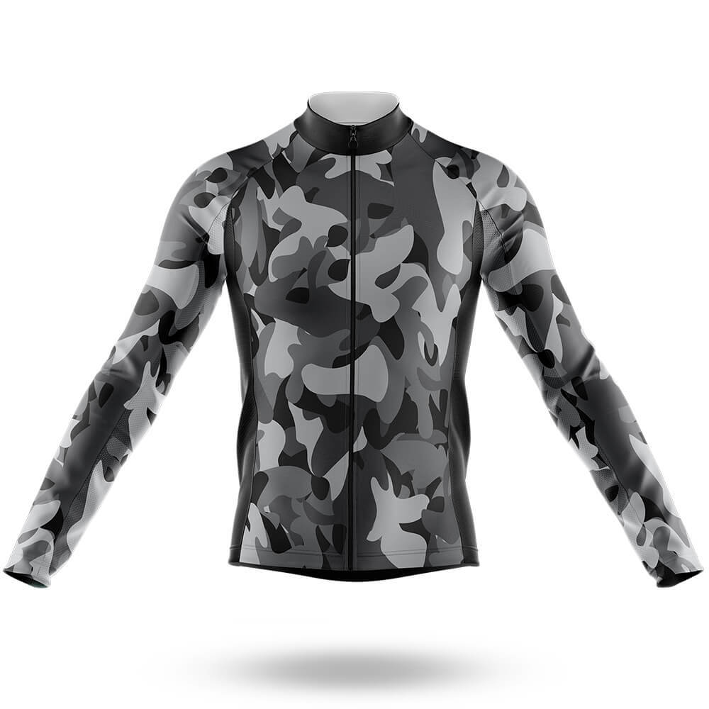 Grey - Men's Cycling Kit-Long Sleeve Jersey-Global Cycling Gear