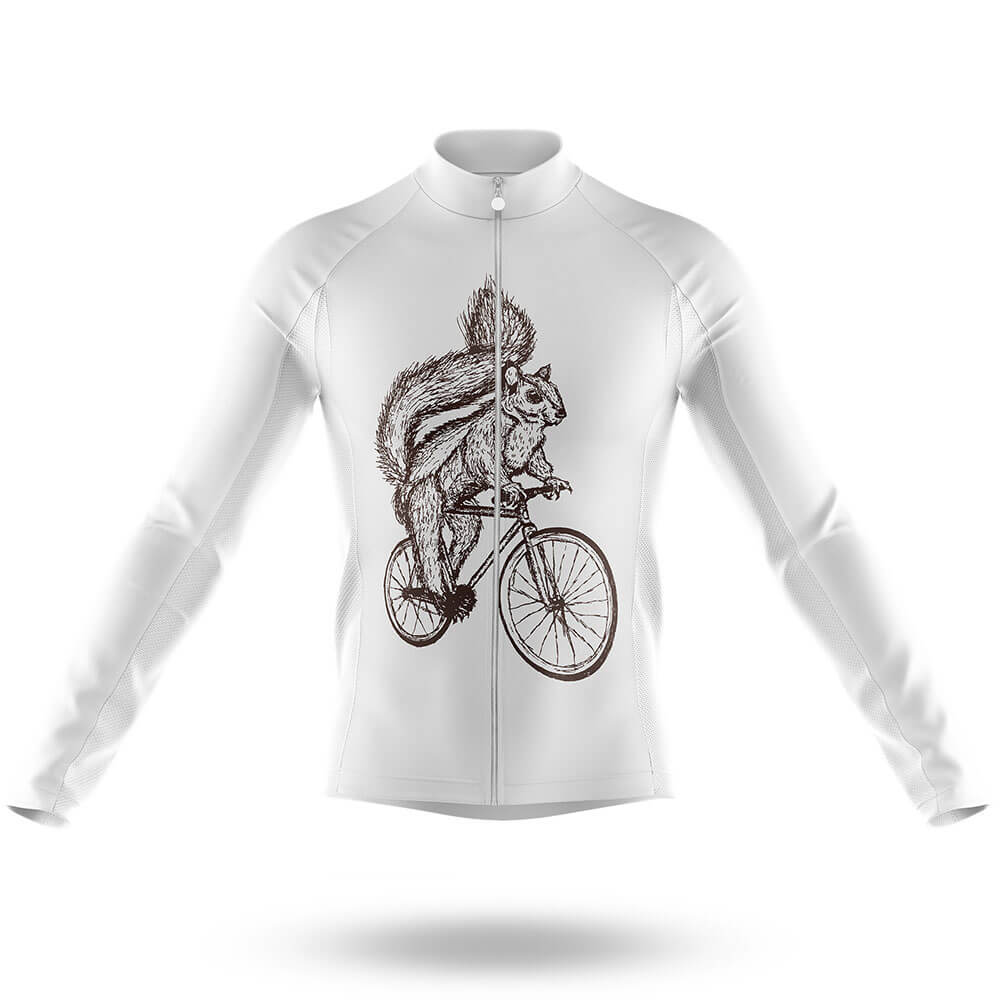 Cycling Squirrel - Men's Cycling Kit-Long Sleeve Jersey-Global Cycling Gear