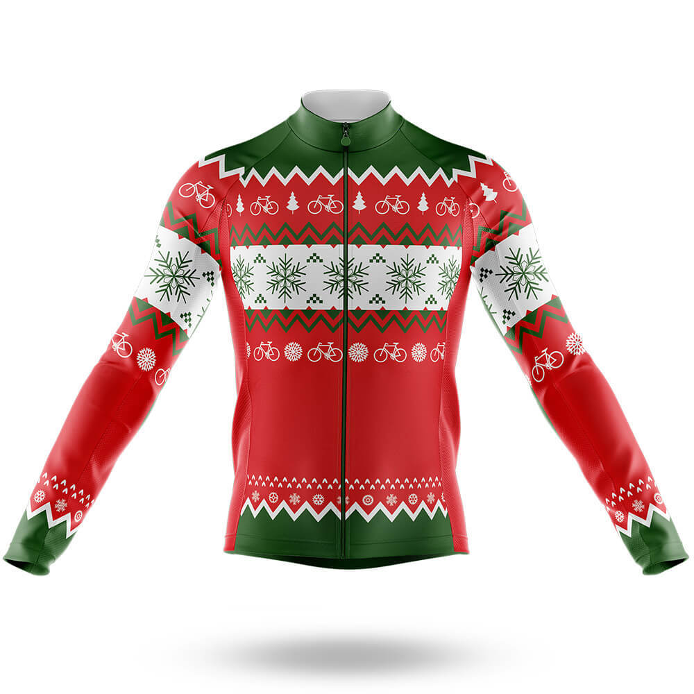 Ugly Christmas Pattern - Men's Cycling Kit - Global Cycling Gear