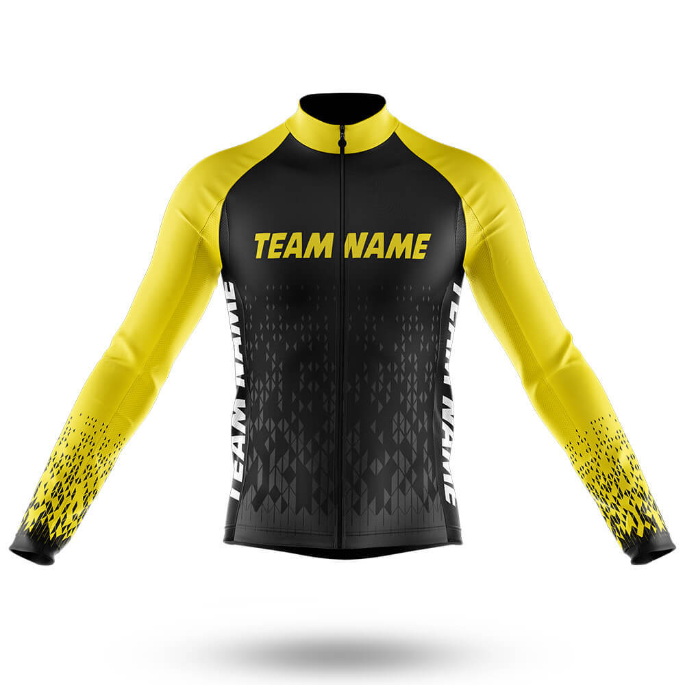 Custom Team Name M16 - Men's Cycling Kit-Long Sleeve Jersey-Global Cycling Gear