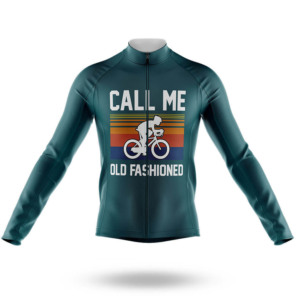 Old Fashioned V2 - Green - Men's Cycling Kit-Long Sleeve Jersey-Global Cycling Gear