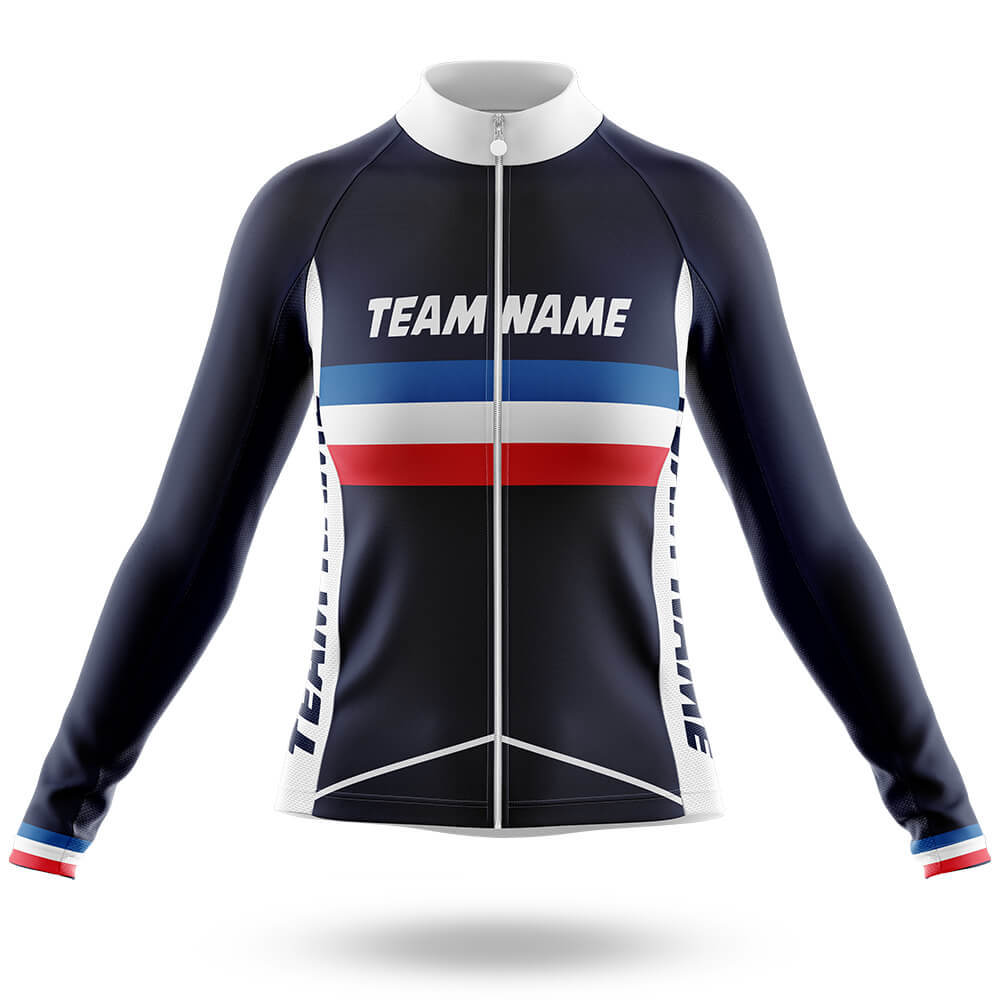 Custom Team Name M21 - Women's Cycling Kit-Long Sleeve Jersey-Global Cycling Gear