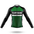 Custom Team Name M6 Green - Men's Cycling Kit-Long Sleeve Jersey-Global Cycling Gear