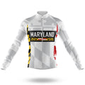 Love Maryland - Men's Cycling Kit-Long Sleeve Jersey-Global Cycling Gear