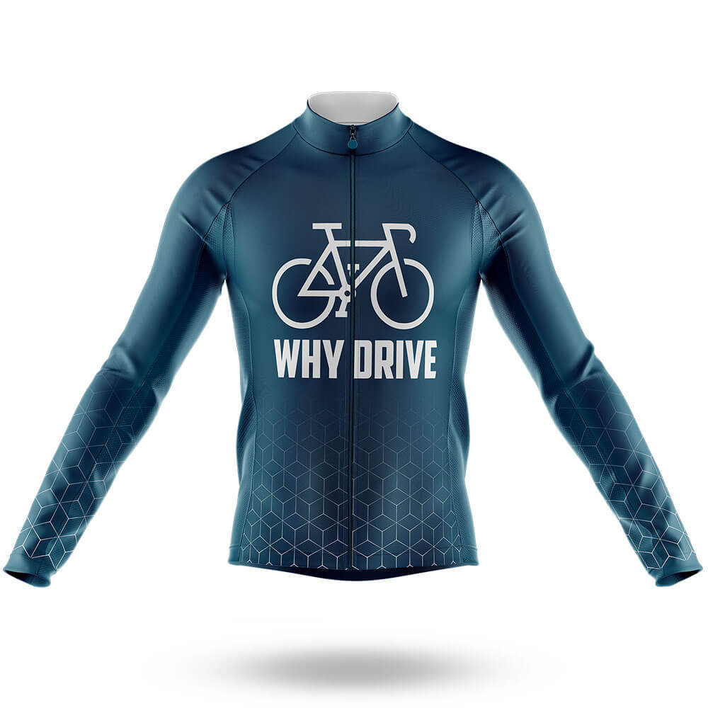 Why Drive - Men's Cycling Kit-Long Sleeve Jersey-Global Cycling Gear