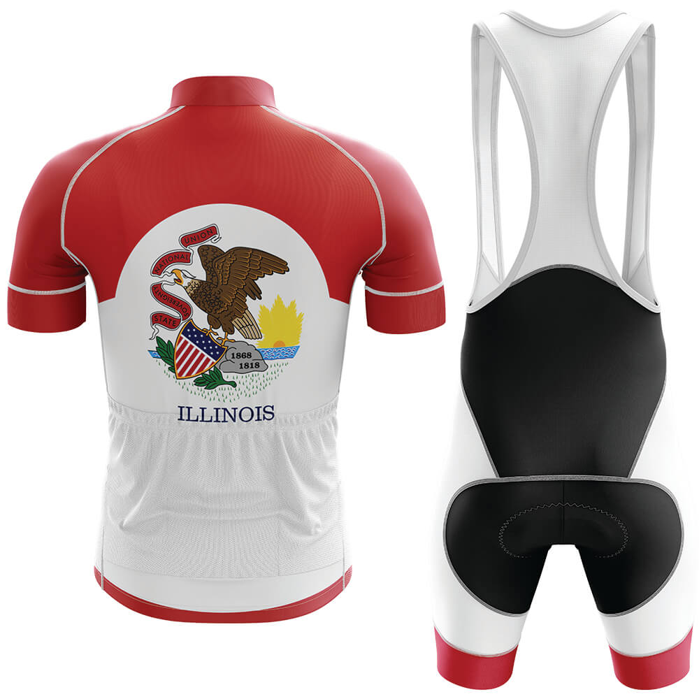 Illinois Men's Cycling Kit-Jersey + Bibs-Global Cycling Gear