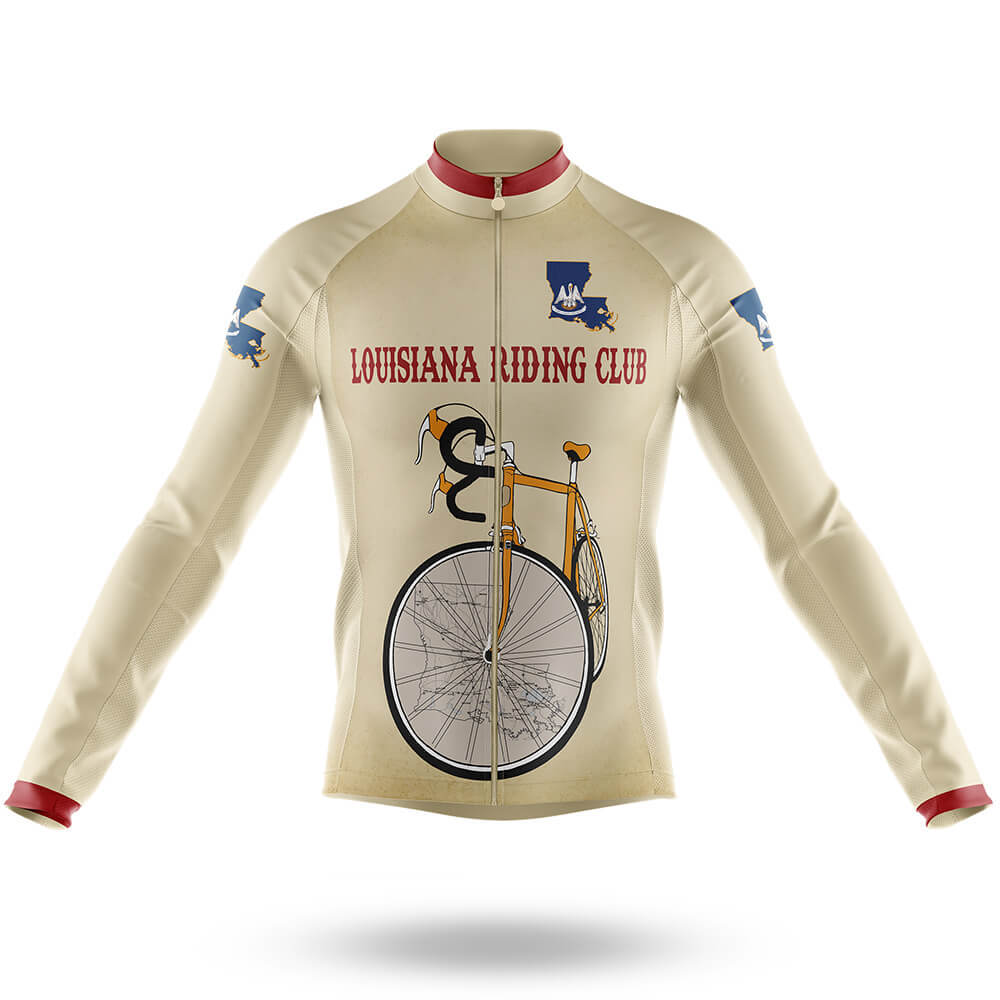 Louisiana Riding Club - Men's Cycling Kit-Long Sleeve Jersey-Global Cycling Gear