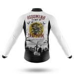 Assuming Old Man V3 - White - Men's Cycling Kit-Full Set-Global Cycling Gear