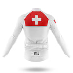 Switzerland S7 - White - Men's Cycling Kit-Full Set-Global Cycling Gear