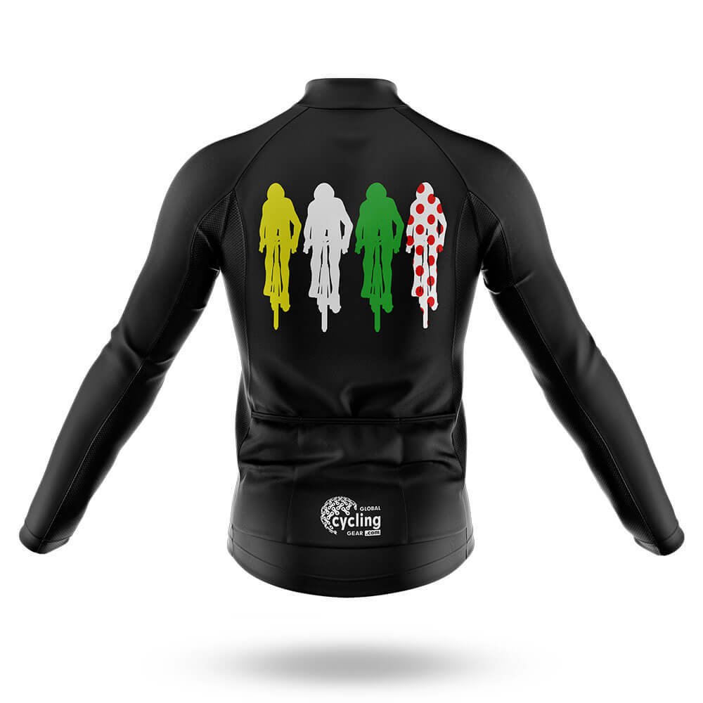 Colored Cyclists - Men's Cycling Kit-Full Set-Global Cycling Gear