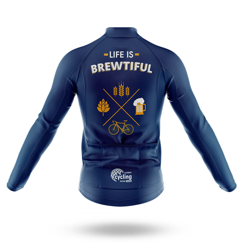 Brewtiful - Navy - Men's Cycling Kit-Full Set-Global Cycling Gear