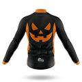 Pumpkin Face - Black - Men's Cycling Kit-Full Set-Global Cycling Gear