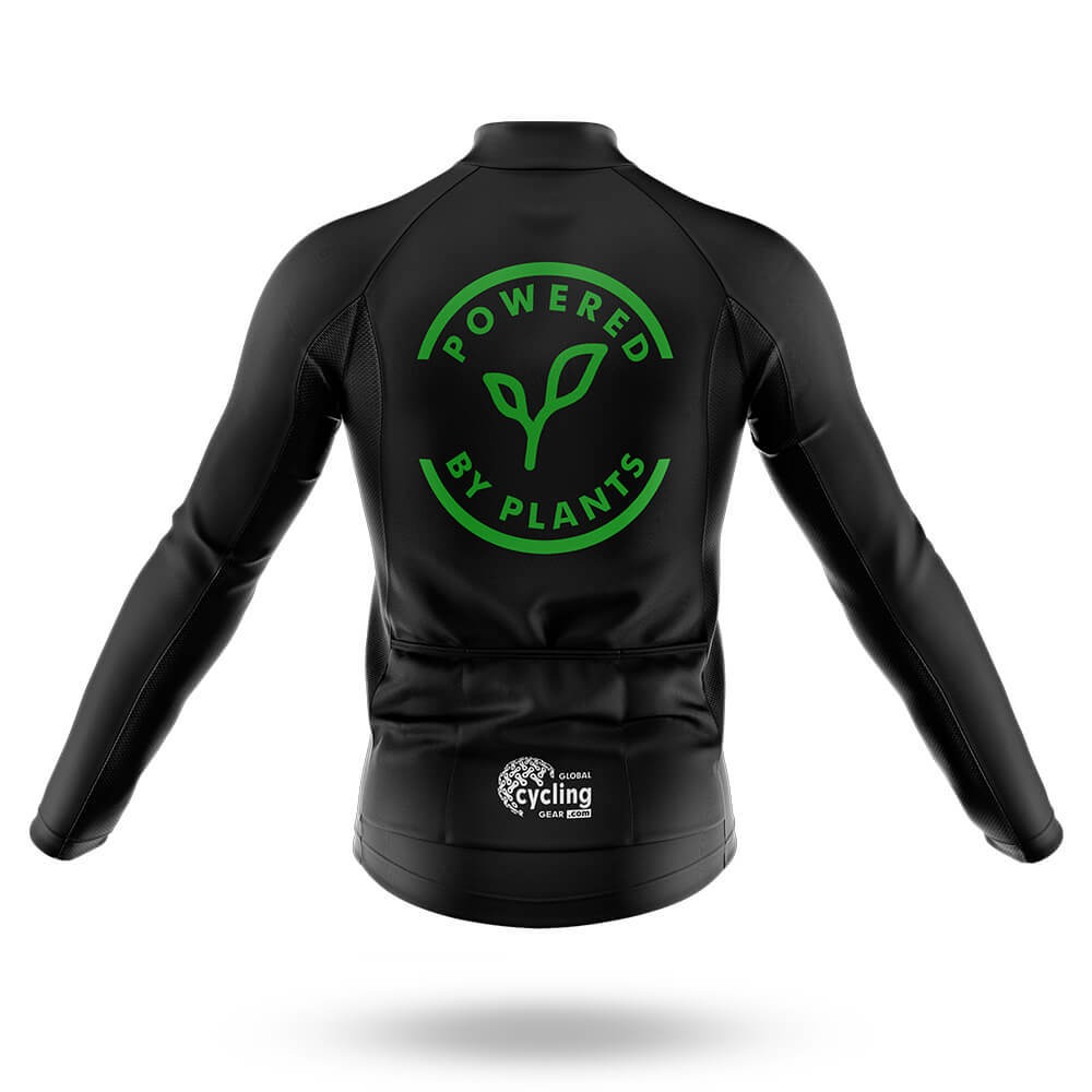 Powered By Plants - Men's Cycling Kit-Long Sleeve Jersey-Global Cycling Gear