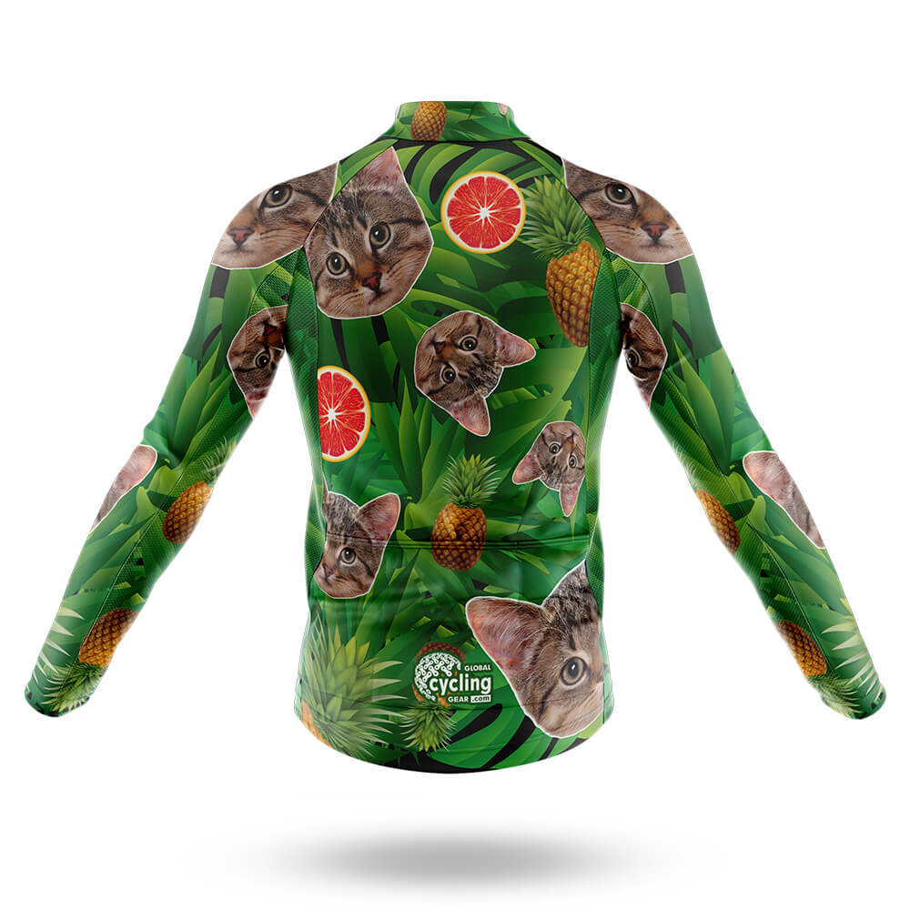 Pineapple Cat - Men's Cycling Kit-Full Set-Global Cycling Gear