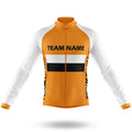 Custom Team Name M2 Orange - Men's Cycling Kit-Full Set-Global Cycling Gear