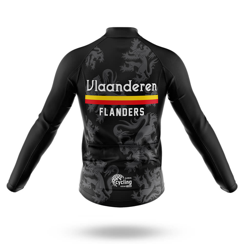 Vlaanderen (Flanders) - Black - Men's Cycling Kit-Full Set-Global Cycling Gear