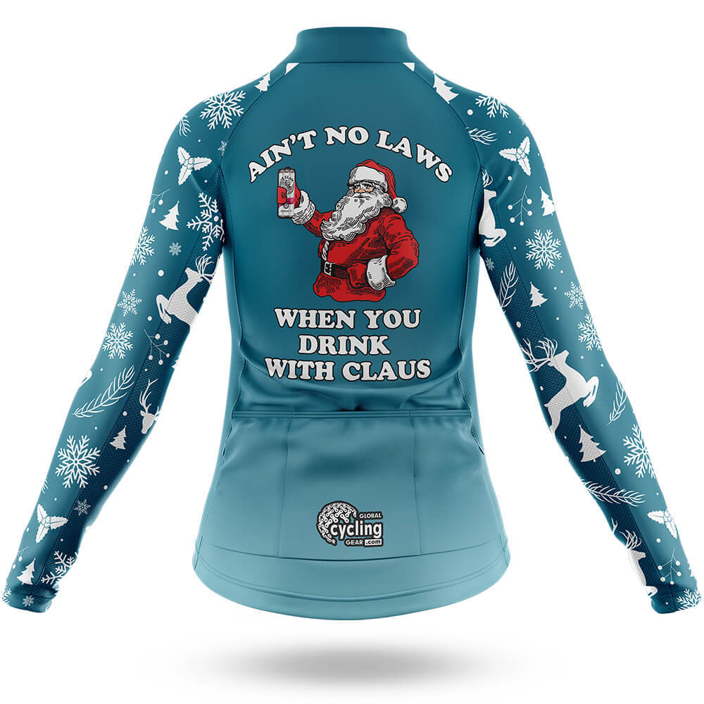 Drink With Claus - Women - Cycling Kit-Full Set-Global Cycling Gear