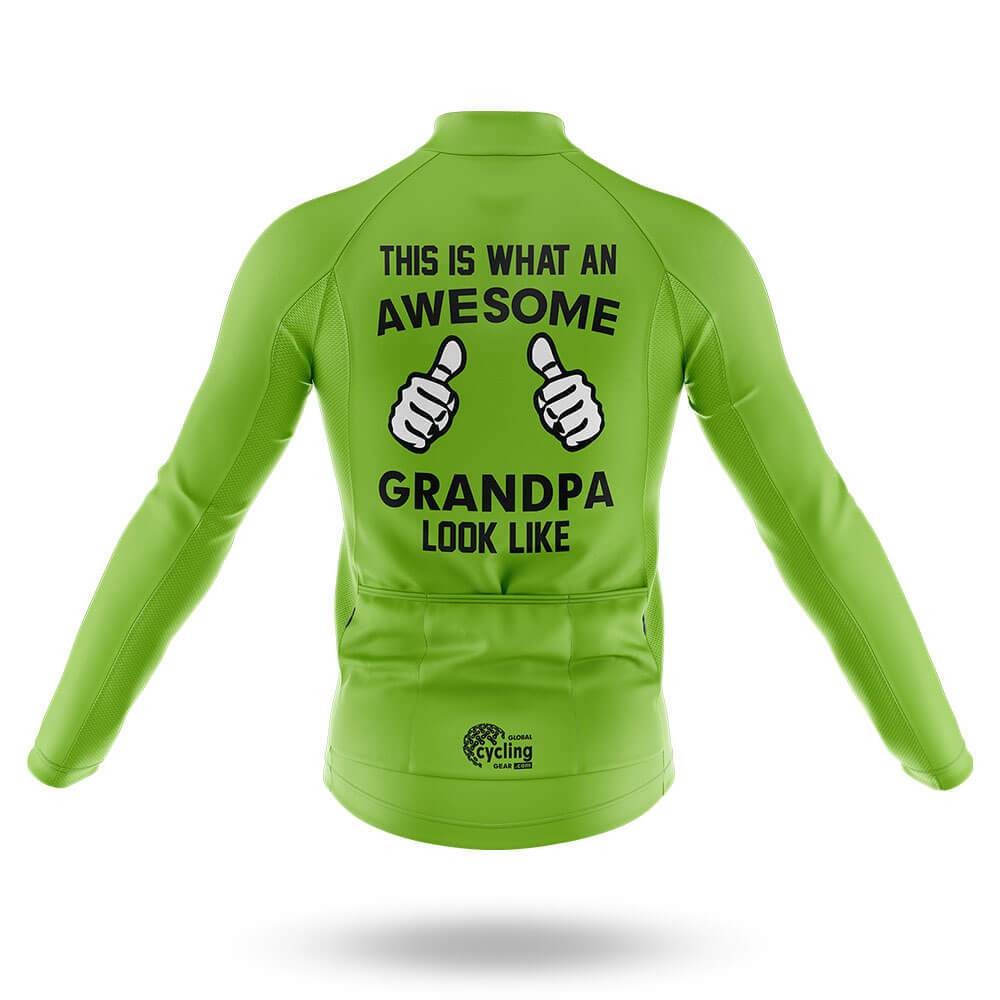 Awesome Grandpa V3 - Green - Men's Cycling Kit-Full Set-Global Cycling Gear