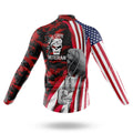 US Marine Veteran Flag - Men's Cycling Kit-Full Set-Global Cycling Gear