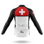 Switzerland S7 - Black - Men's Cycling Kit-Full Set-Global Cycling Gear